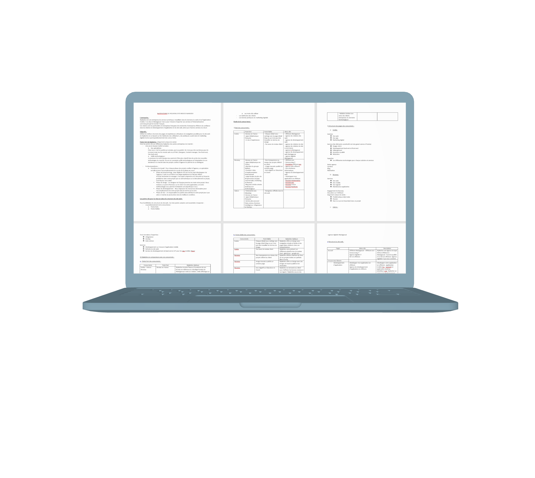 audit synthèse et plan d'action