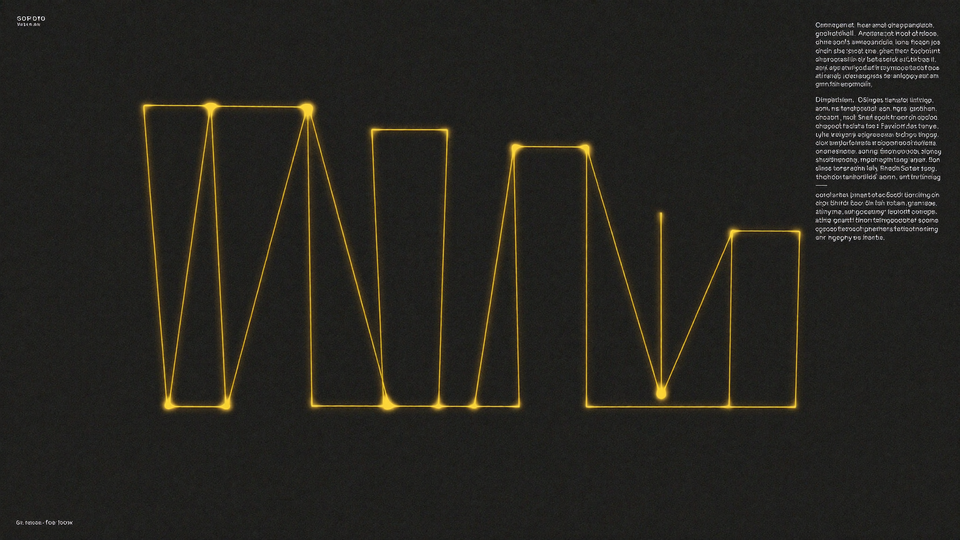 Illustration abstraite évoquant un flux de travail automatisé, nœuds reliés par des lignes lumineuses ambrées