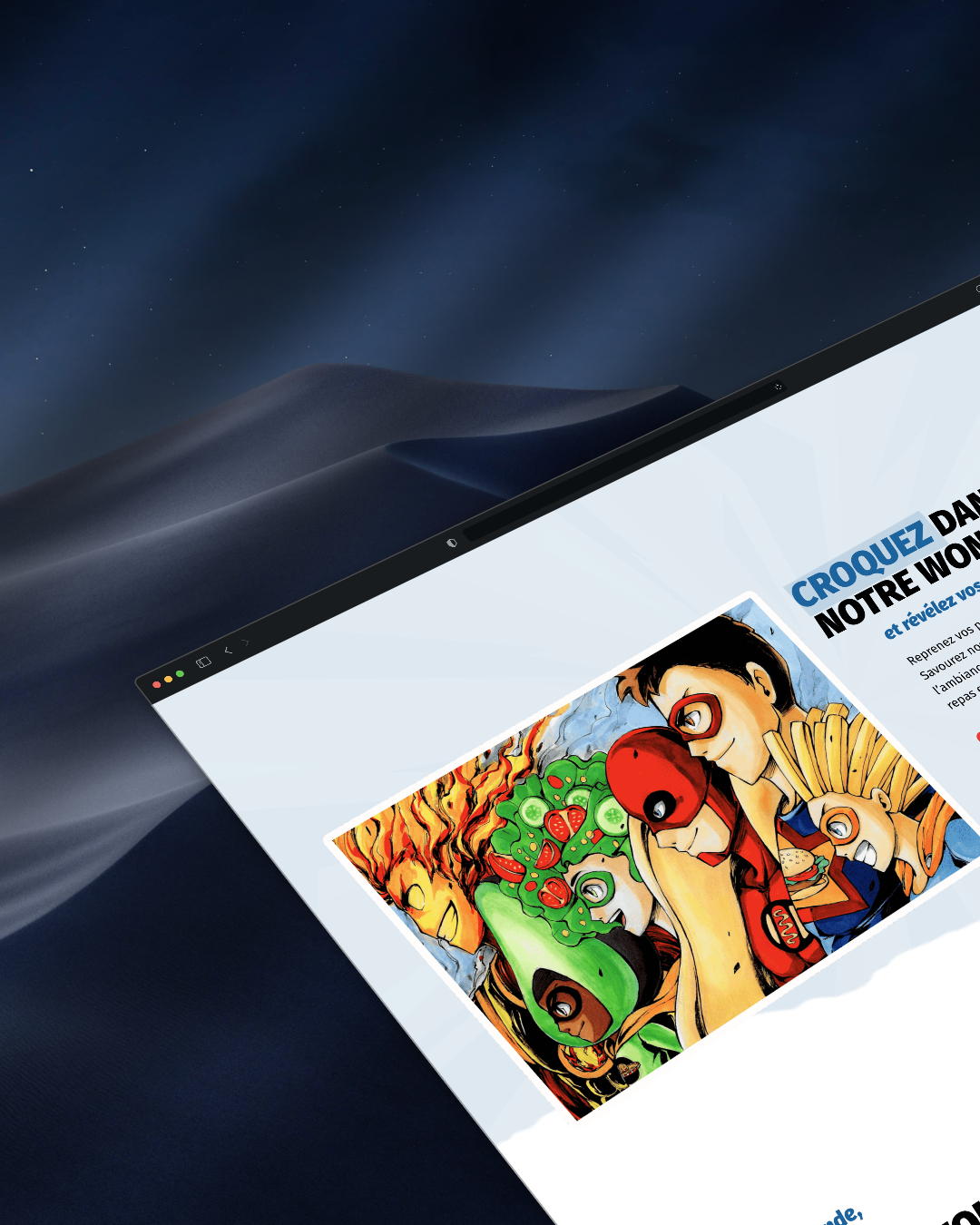 Présentation prenium du site de Marvelous sur NjakaDev