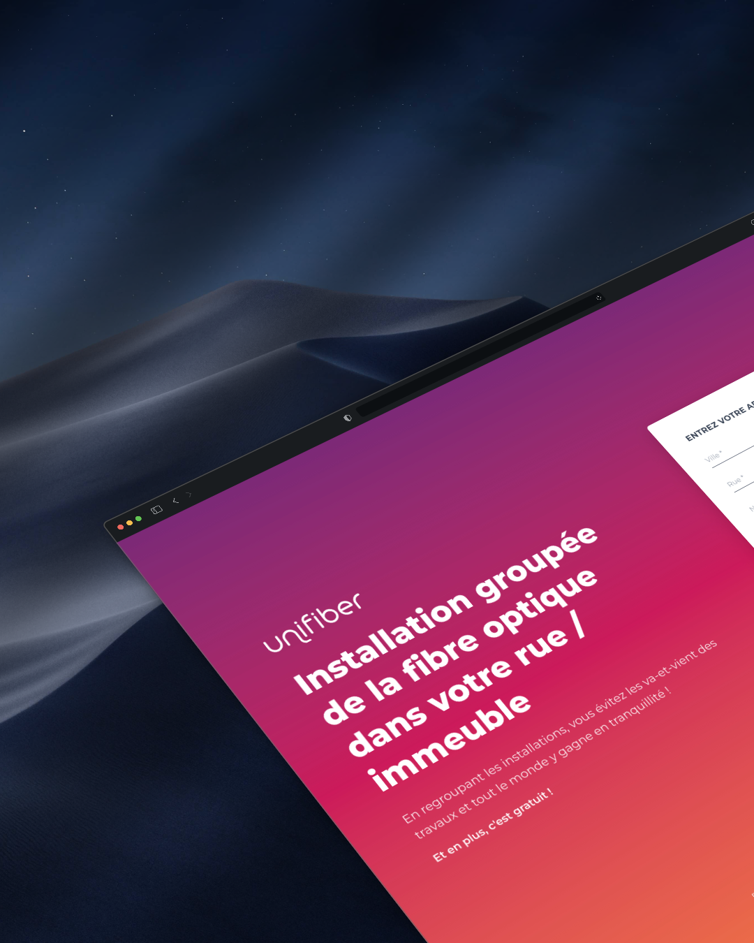 Présentation plateforme Unifiber